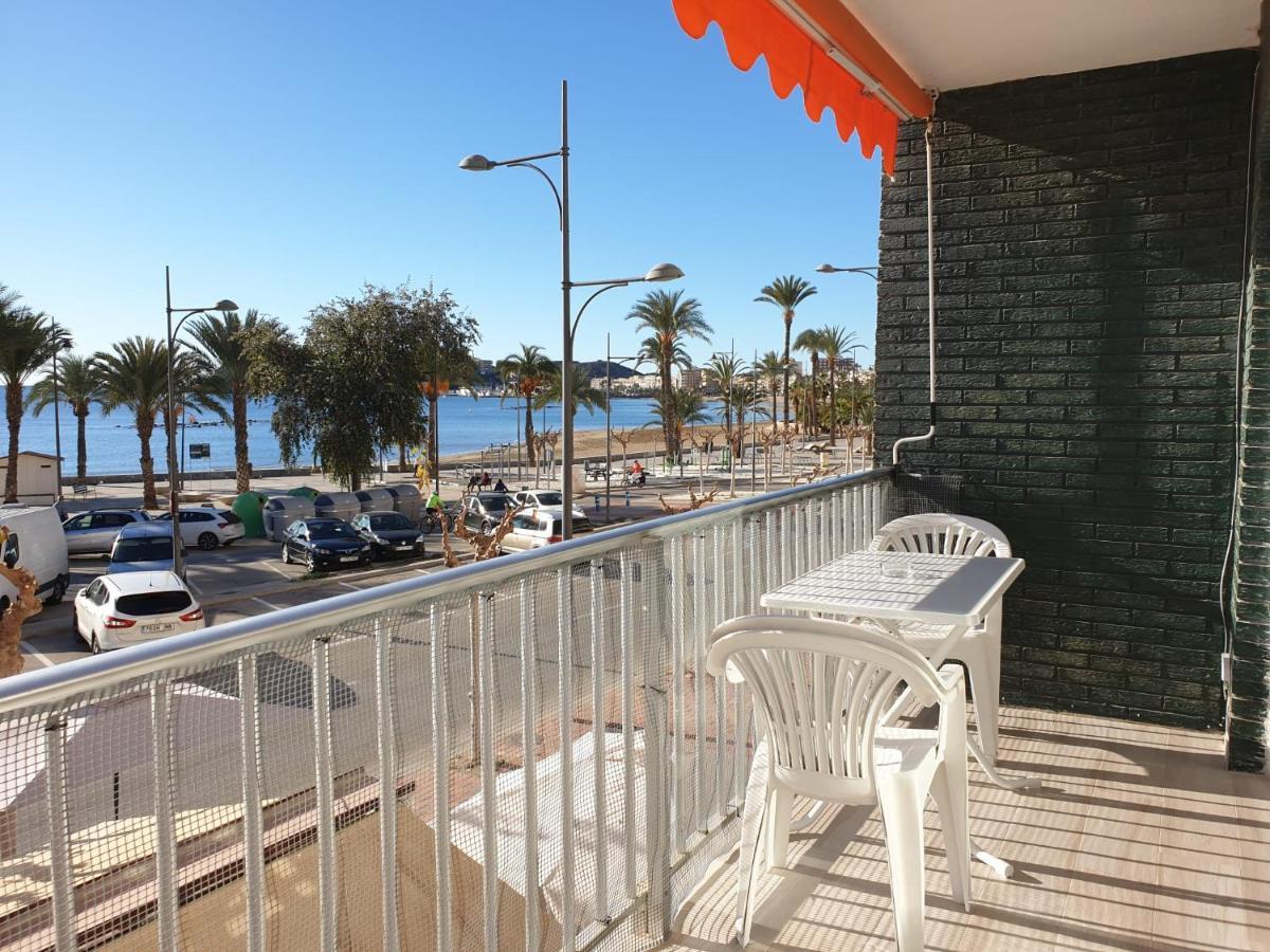 Vistas Al Mar Desde La Playa De El Rihuete En Puerto De Mazarron Apartment Ngoại thất bức ảnh