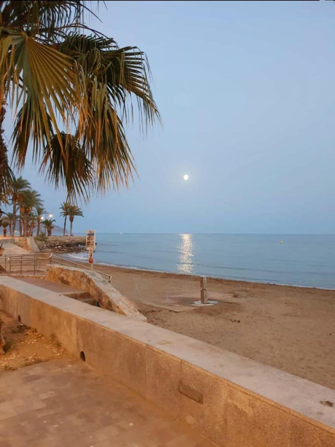Vistas Al Mar Desde La Playa De El Rihuete En Puerto De Mazarron Apartment Ngoại thất bức ảnh